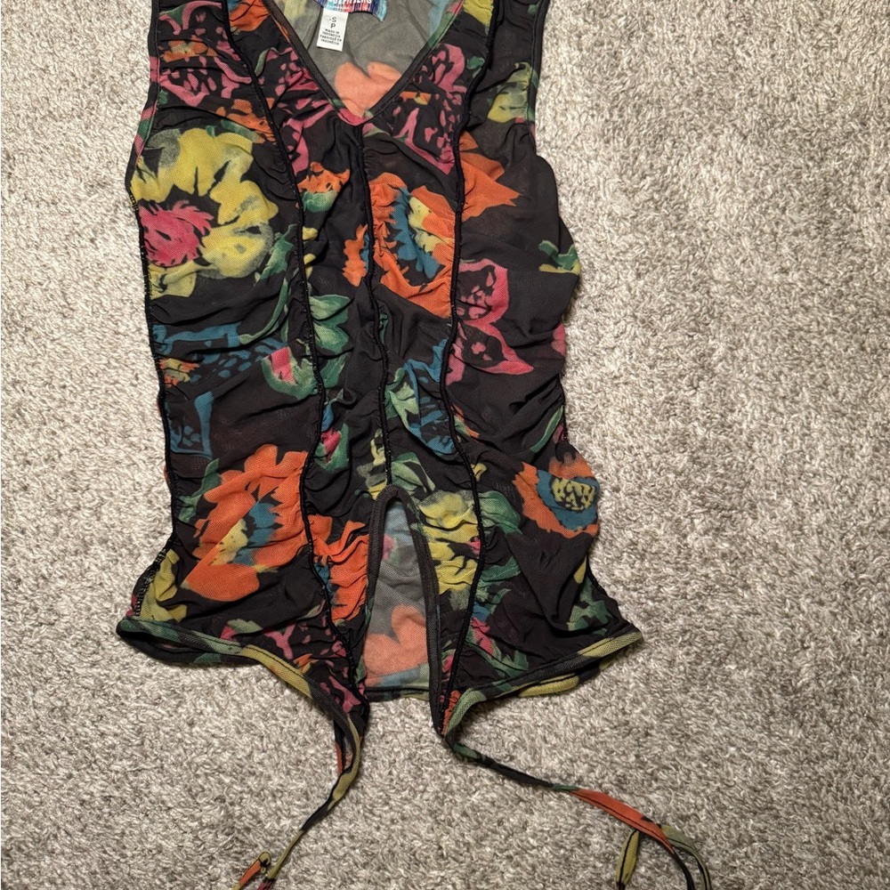 Urban Outfitters Multicolor Ruched Top